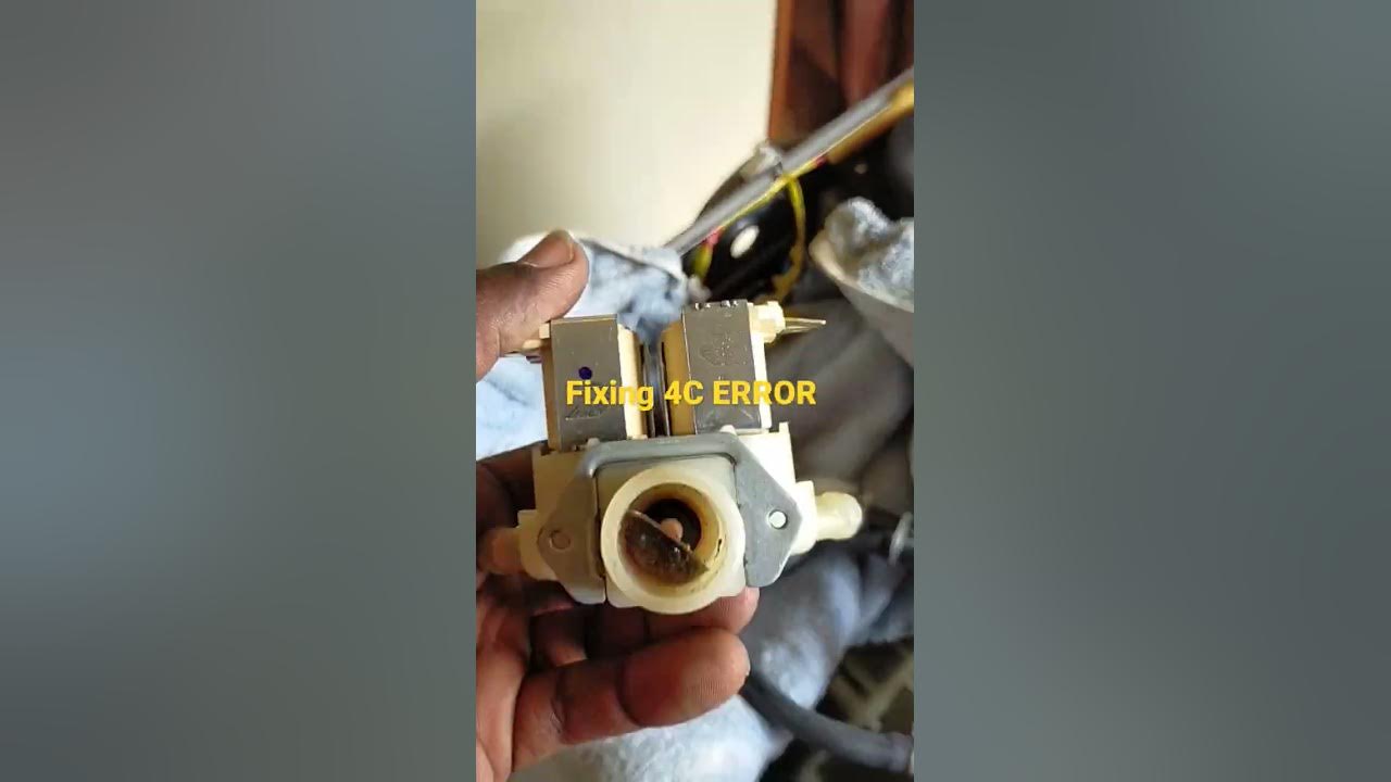 fixing 4C error for Samsung washing machine YouTube