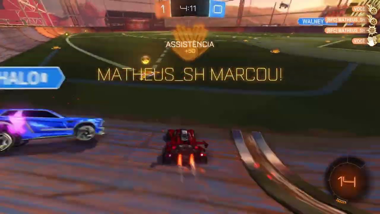 Pequena passing play com meu mano Math