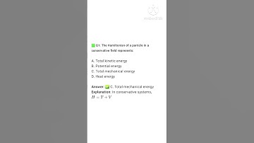 #PGTRB #PHYSICS  #unit2 #hamiltonian Formalism, #practice Questions
