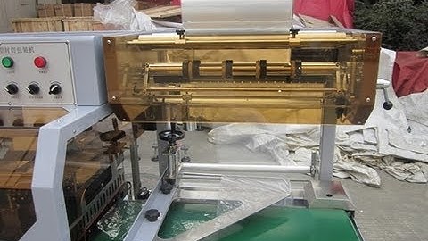 automatic thermal sealing cutting machine heat shrinkage equipment L type sealer with shrink tunnel