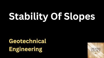 Infinite Slope Analysis| Finite Slope Analysis 