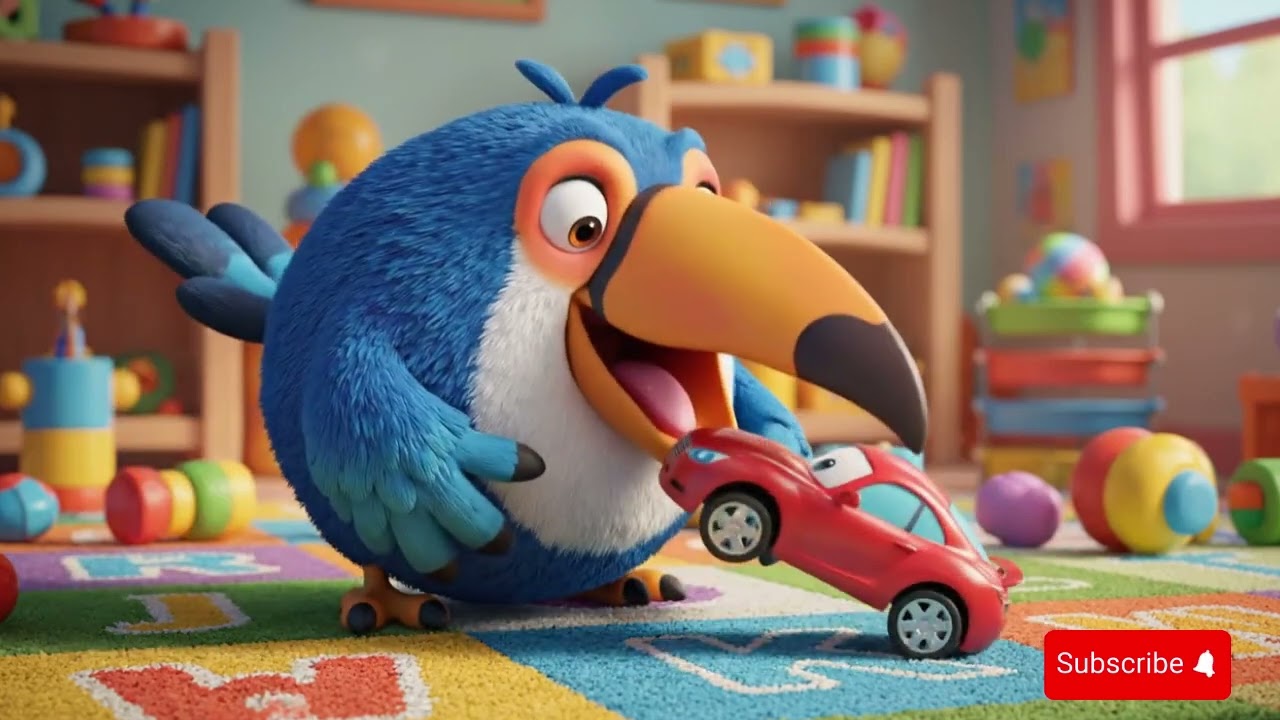 Little Steps, Big Lessons | A Lazy Blue Baby Learns to Work | Kids Cartoon World