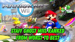Ranking Every Mario Kart Wii Staff Ghost Mii From My Least Favorite To Favorite