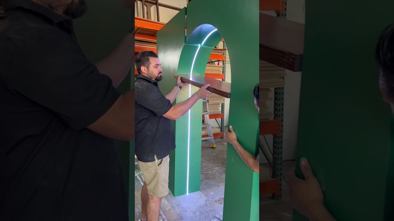 Building a Custom LED Arch With Integrated Lighting