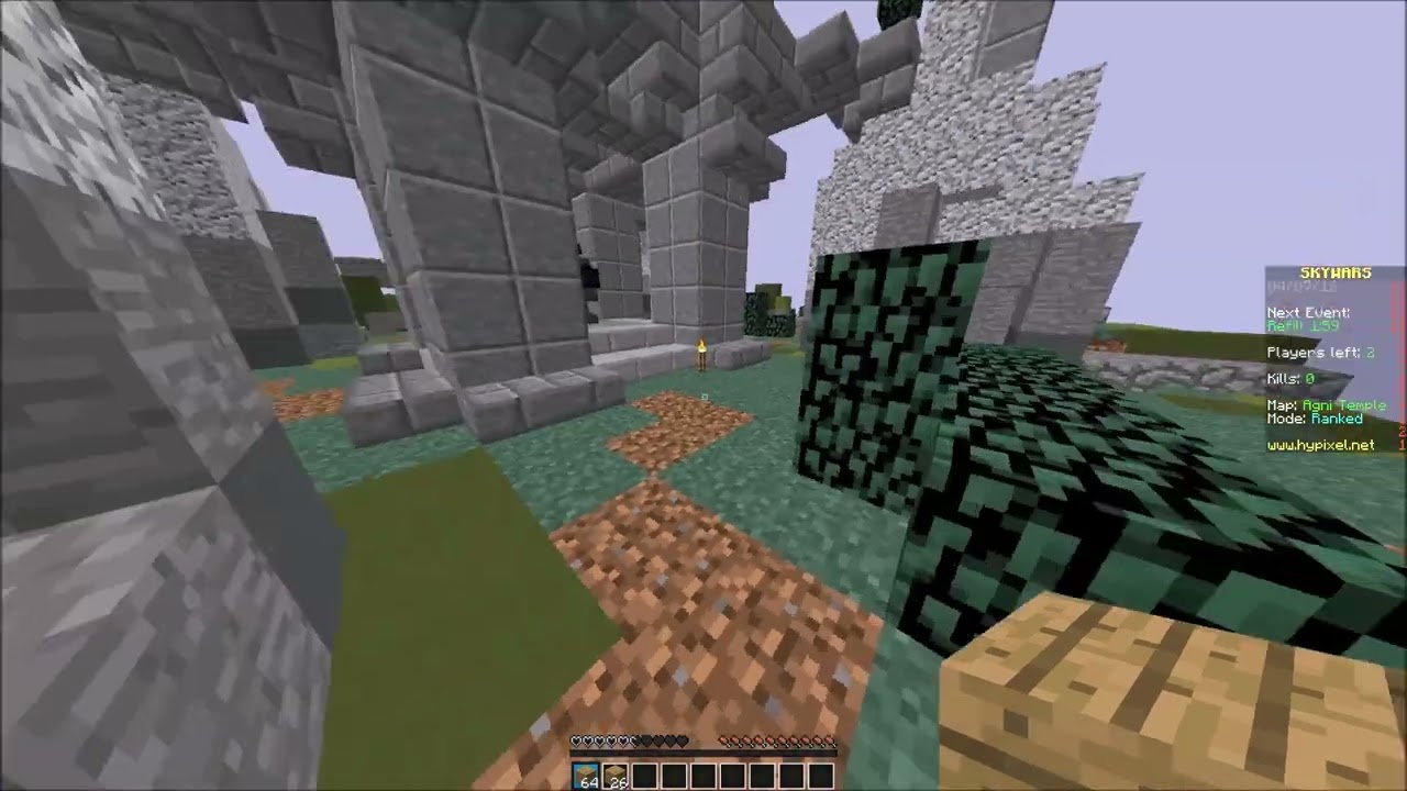 ranked skywars intense day 1 gameplay