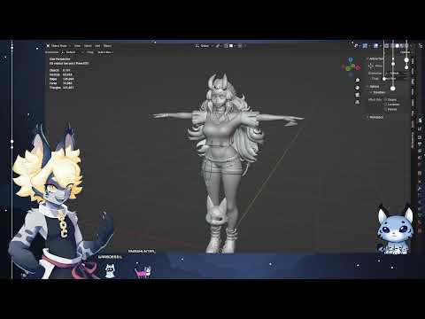 Retopology | Chill and art | 3D Commission for luca_nassu 🔥| Day  14 | !commission !discord !socials