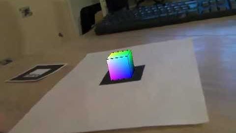 Augmented Reality : ARToolkit - Test 2