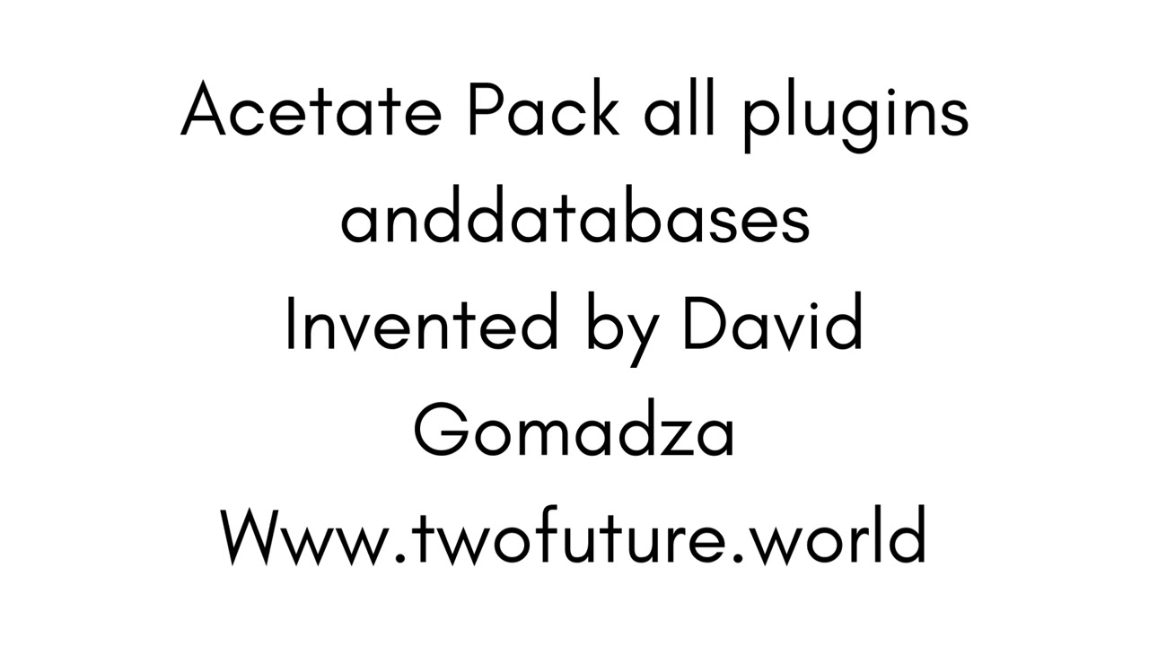 Acetate Pack David Gomadza's [God's DNA] Full REPLICA DNA 53 Billion 800 million