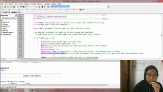 HOW TO CODE A TICKET ONLINE- USING C LANGUAGE