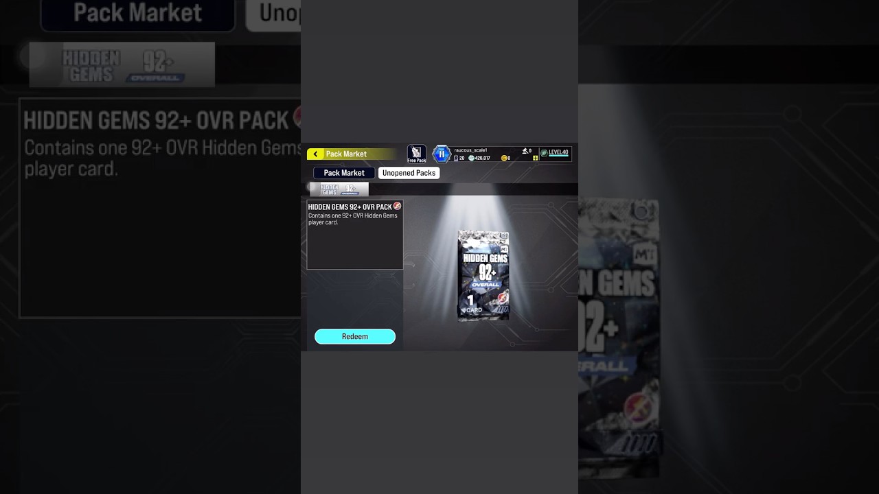 92+ hidden gems pack in NBA2k26myTEAM mobile 🥀🥀