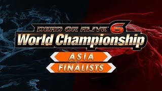 DOA6WC - ASIA Finalists