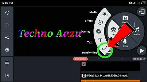 How To Make Multi Colour Text Editing In Kinemaster With Handwriting Option #kinemaster #technoaazu