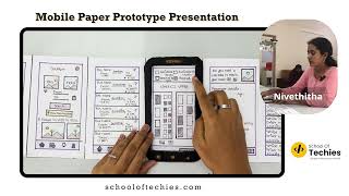 Mobile App Paper Prototype Presentation By Our Student | School of Techies Net Worth