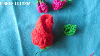 Crochet Flower Tutorial,Easy Wool Thread Flower Hand Work, Easy Crochet Craft