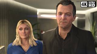 Gta Online A Safehouse In The Hills Intro Cutscene Featuring Michael And Amanda 4K