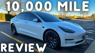 10,000 Mile Review - 2021 Tesla Model 3 Performance