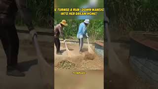 She Turned a Run-Down Mansion Into Her Dream Home!#foryou#DIY#cleaning#working#USA