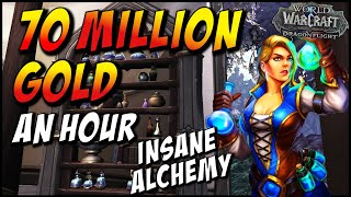 How to make MILLIONS of GOLD in WoW - 10 MILLION GOLD per HOUR & Alchemy Spec'ing