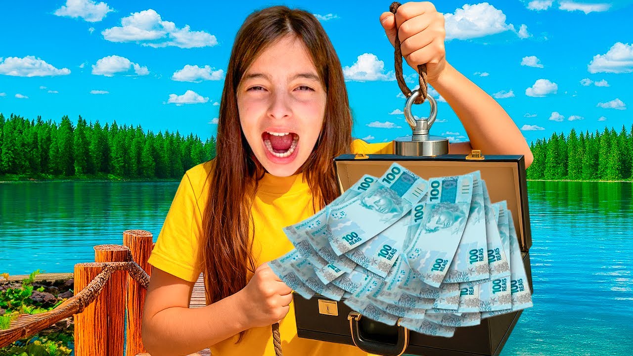 ACHEI TESOURO NO RIO! Pesca Magnética