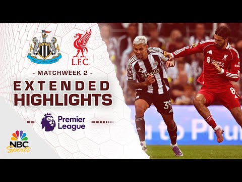 Newcastle United v. Liverpool | PREMIER LEAGUE HIGHLIGHTS | 8/25/2025 | NBC Sports