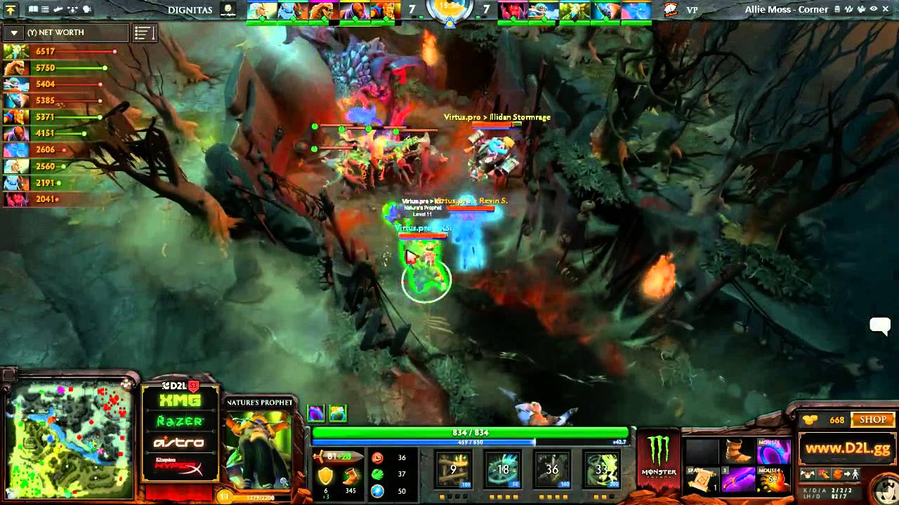 Raidcall D2 League - Dignitas vs Virtus.pro game 3