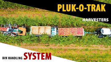 KROLIK bin handling system for Pluk-O-Trak harvesters | Z-4 trailer & WP-4DL/M auxiliary cart