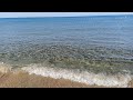 Витязево (Анапа) море 30.08.2020 утро. Вода кристально чистая. Прохладная.