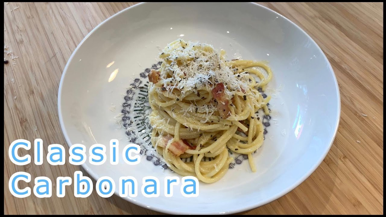 Classic Carbonara Recipe ll Authentic Italian Carbonara Recipe YouTube