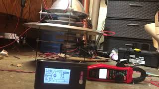 Graviflyer Testing: High Voltage only, midplate grounded