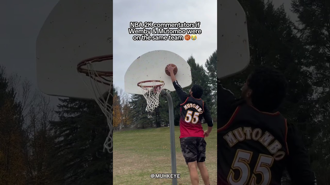 2 тыс. комментаторов, если бы Уэмби и Дикембе Мутомбо играли вместе 🏀🤣 