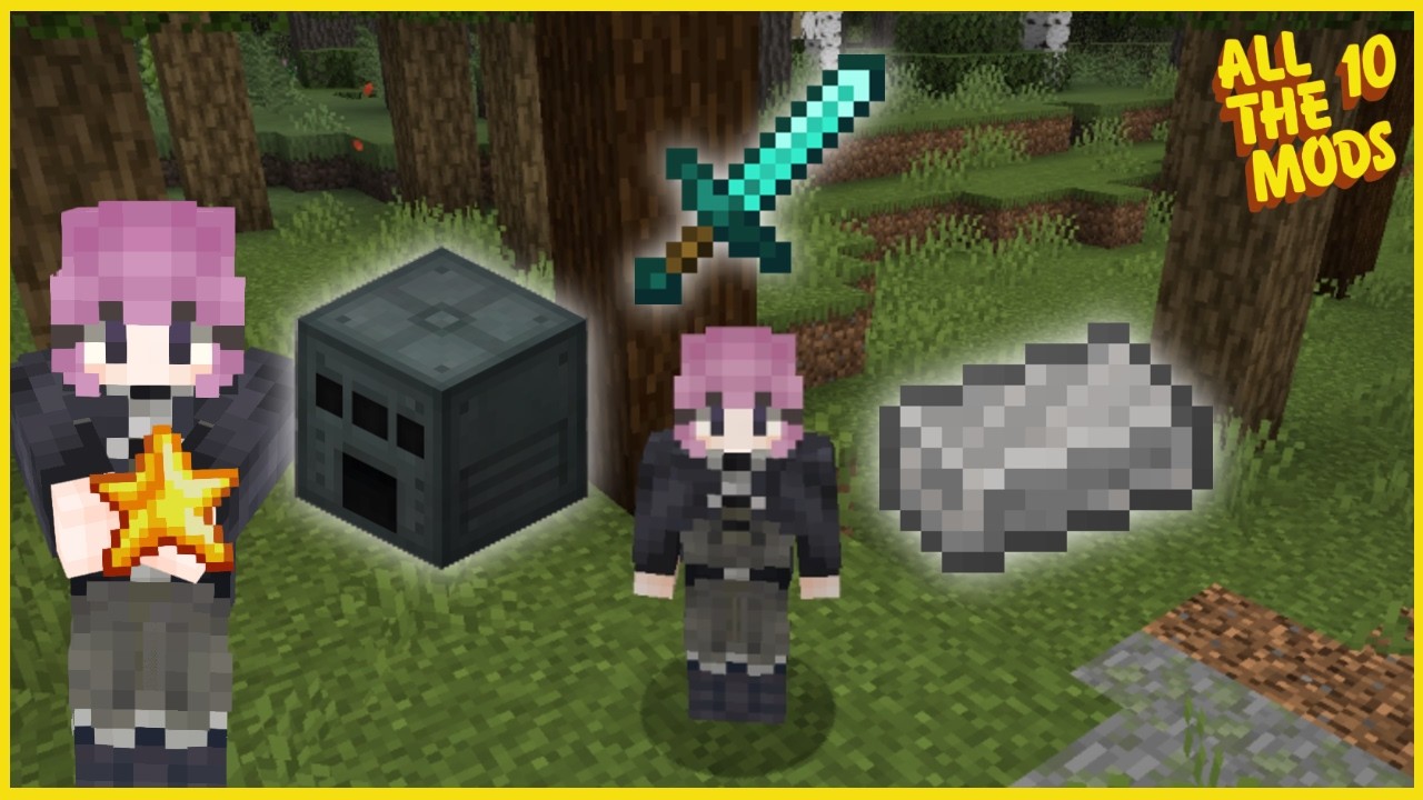 All The Mods 10 Modded Minecraft Episode 1: Steel, Swords, and Smelting