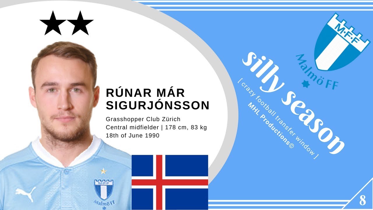 RÚNAR MÁR SIGURJÓNSSON | MALMÖ FF PLAYER BY JANUARY? | SILLY SEASON ...