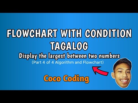 How to create Flowchart with Condition | TAGALOG | FILIPINO | Part 4 ...