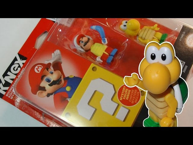 Opening: K'Nex Super Mario 3D Land figures! Boomerang Mario, Koopa