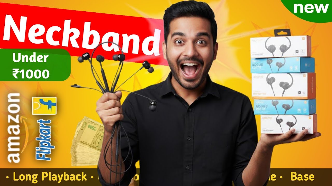 🔥I Tested ✅ Top 5 Best Neckband Under 1000 rupees | Neckband UNDER 1000 rupees 