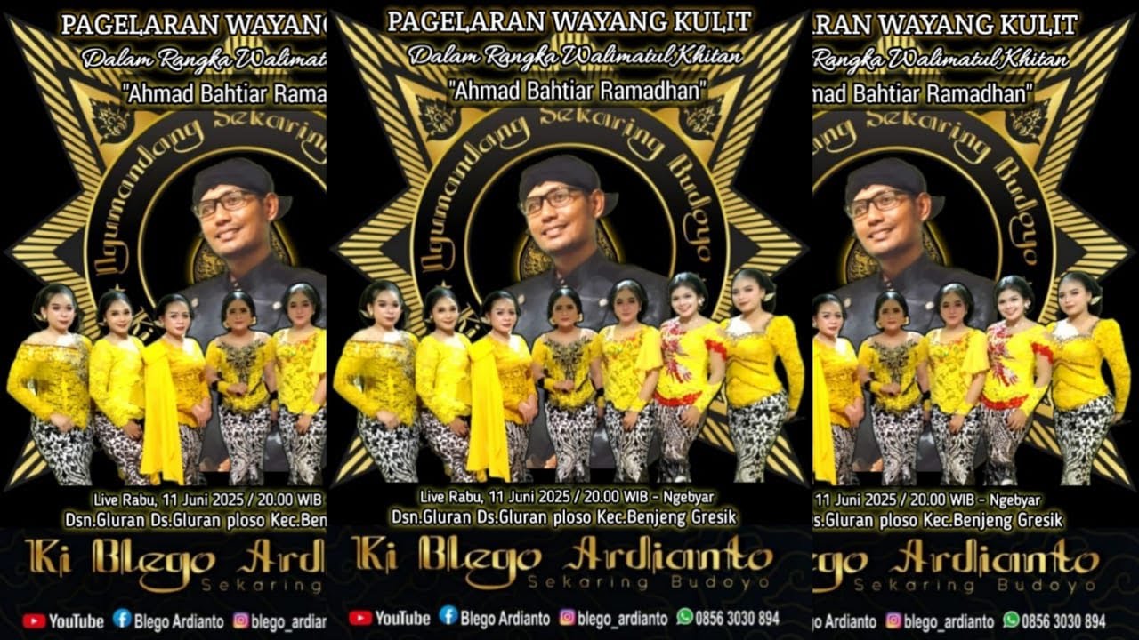 LIVE WAYANG KULIT DALANG KI BLEGO ARDIANTO || WALIMATUL KHITAN  DS.GELURAN PLOSO KEC.BENJENG