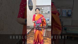 Premium Pattu Silk Sarees | Light Weight & Stylish @ Druthi Sarees Nagole Hyderabad