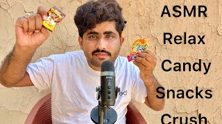 ASMR Relaxing eating candy snacks videos deep sleep