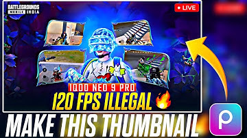 How To Make Rank Push Thumbnail in PicsArt | BGMI/PUBG Rank Push Thumbnail Tutorial