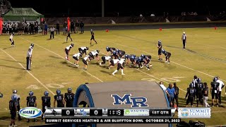 FOOTBALL | Bluffton Bobcats at May River Sharks 2022 | Bluffton Bowl Full Game | WHHITV