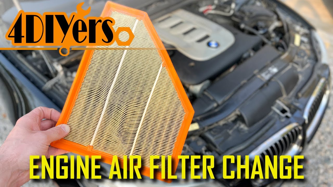 How to Replace the Engine Air Filter on BMW 335d E90 - YouTube