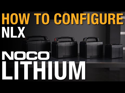 How to Configure NOCO Dual-Purpose Lithium Batteries - YouTube