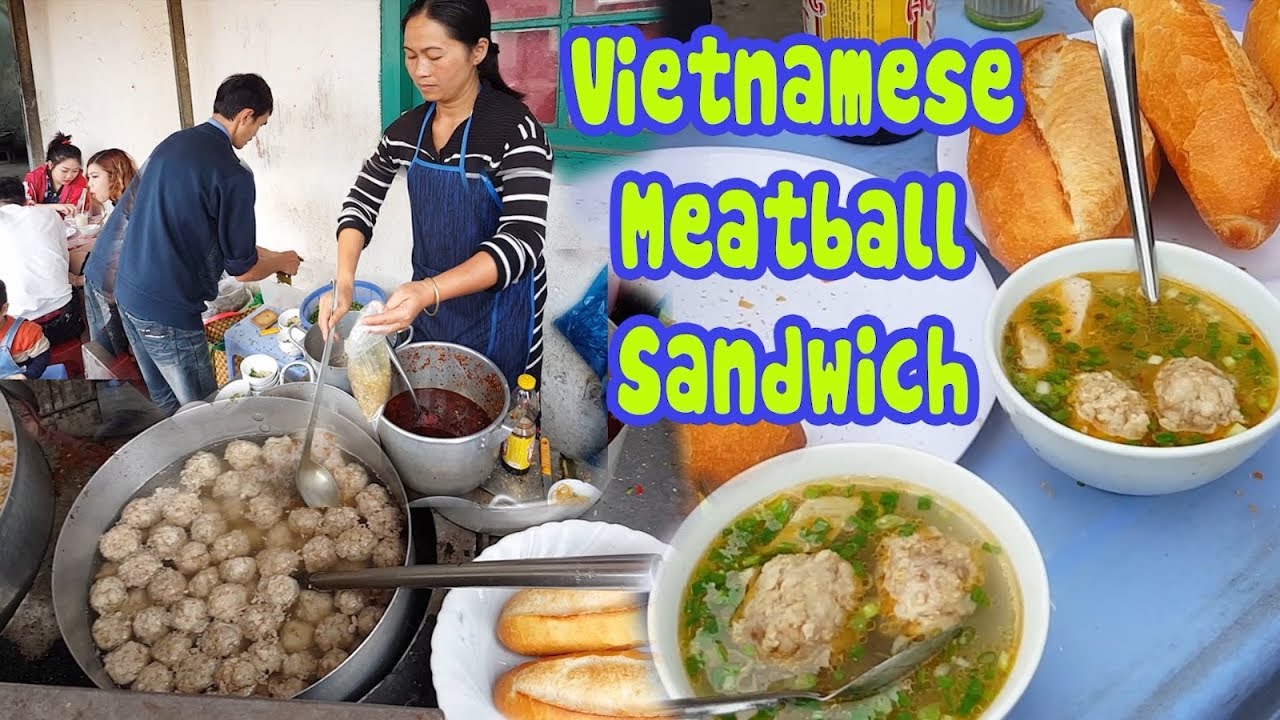 Banh Mi Sandwich Street Food in Dalat Vietnam 2019 | Street Food And Travel