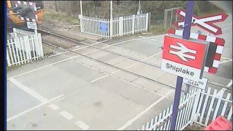 Level crossing near-miss