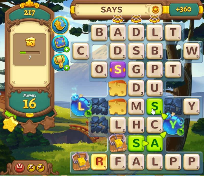 AlphaBetty Saga level 217 ENGLISH 😈