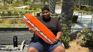 400 POUNDS VS. SANTA CRUZ VX EVERSLICK DECK | JOE WALDER BOARD REVIEW