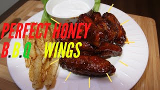 CRISPY Honey BBQ Chicken Wings #Raytansuhkitchen