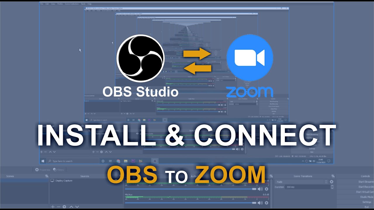 How to Install OBS and Connect to Zoom - YouTube