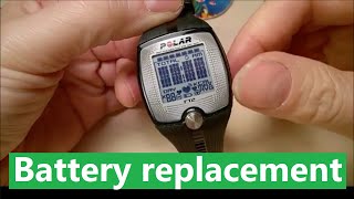 POLAR WATCH Disassembly Battery Replacement