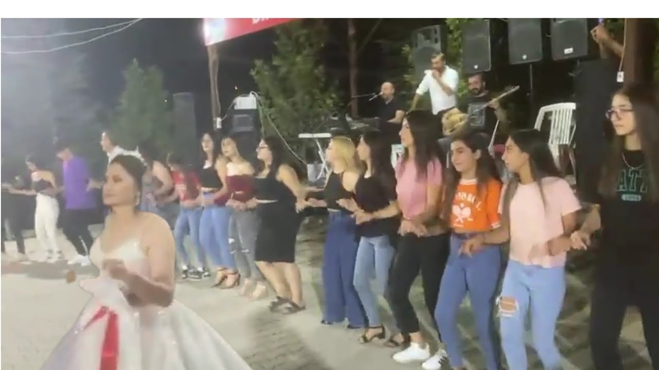 ELBİSTAN NERGELE ÇAM-DER CEMEVİ'NDEKİ DÜN  AKŞAMKİ GÜZEL DÜĞÜNDEN PART 1 (GELIN DAMAT KIM)